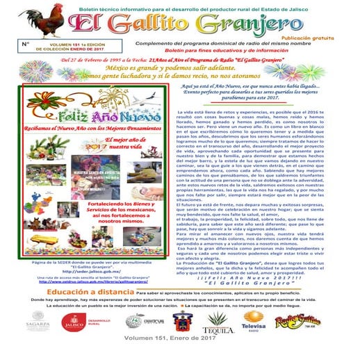 Boletín técnico colec. enero de 2017