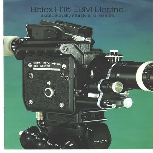 Bolex h16 ebm electric brochure_english