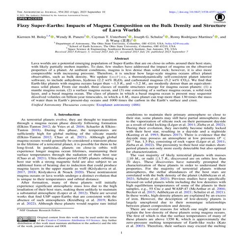 Fizzy Super-Earths: Impacts of Magma Composition on the Bulk Density and Stru...
