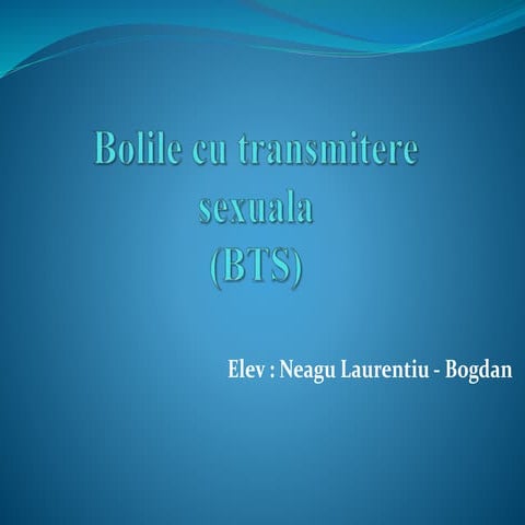 Bolile cu transmitere sexuala