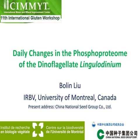 Daily changes in the phosphoproteome of the dinoflagellate Lingulodinium