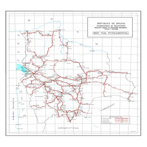 Bolivia Red Fundamental de carreteras | PDF