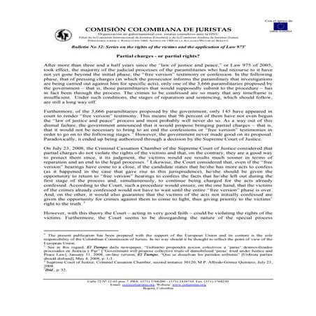 Partial charges - or partial rights?