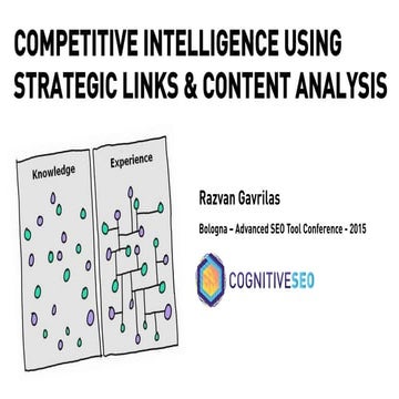 COMPETITIVE INTELLIGENCE USING STRATEGIC LINKS & CONTENT ANALYSIS