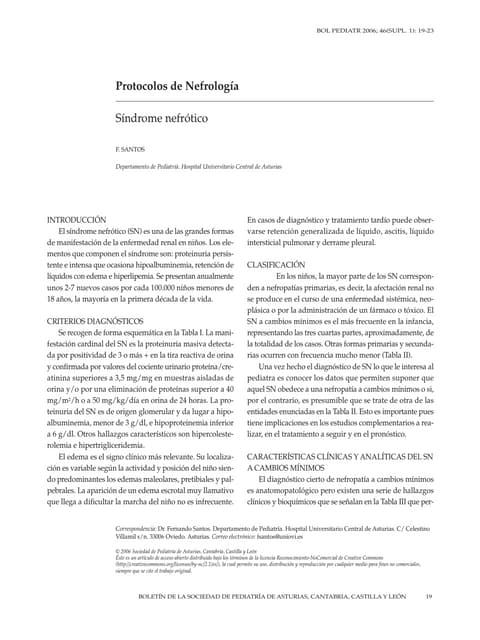 Articulo Sindrome Nefrotico
