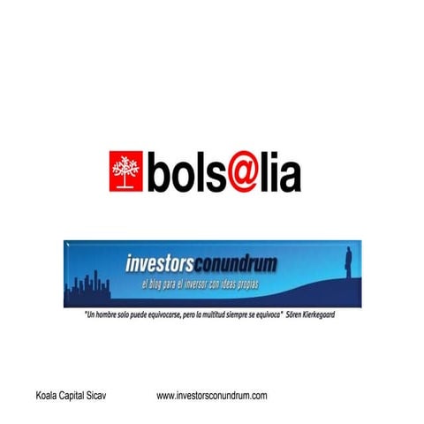 Bolsalia 2009 conferencia Marc Garrigasait