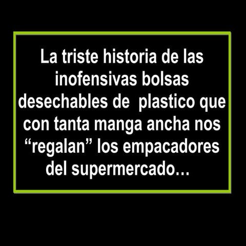 Bolsas de plastico