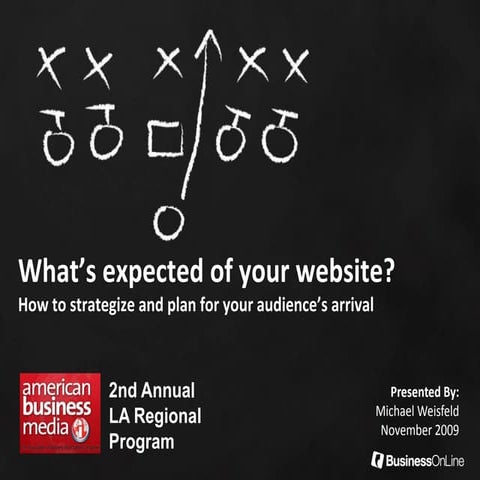 What's expected of your website? (2009)