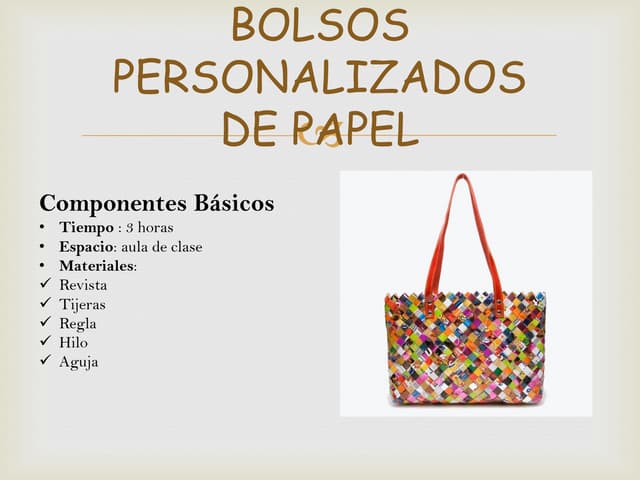 Bolsos personalizados