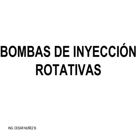 Bombas rotativas