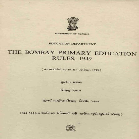 Bombay primary education act