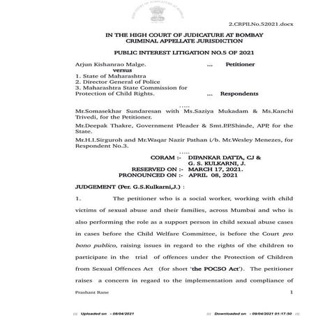 Bom hc apr 8 pocso order