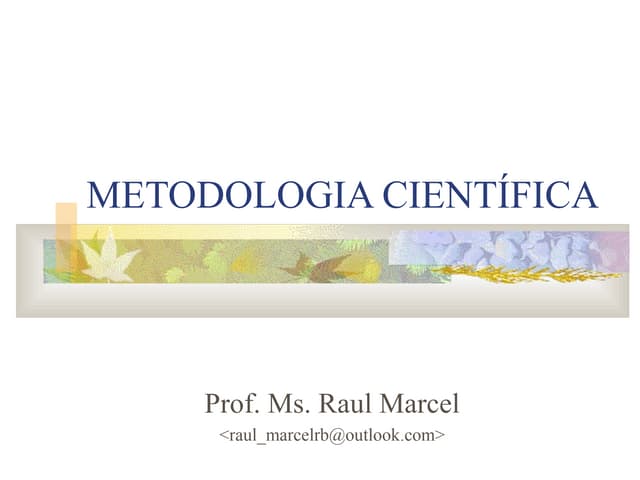 Bom introdução metodologia