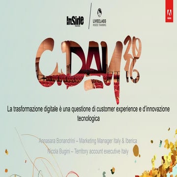La trasformazione digitale è una questione di customer experience e d’innovaz...