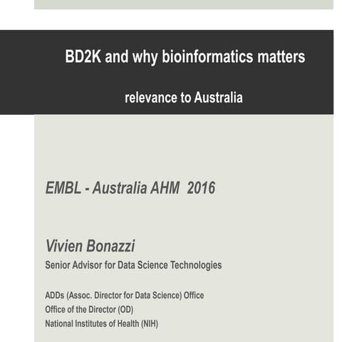 EMBL Australian Bioinformatics Resource AHM   - Data Commons