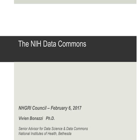 Bonazzi data commons nhgri council feb 2017