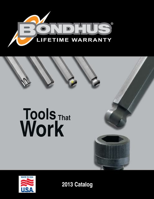 Bondhus 16610 3//16 BriteGuard Plated Ball End Screwdriver