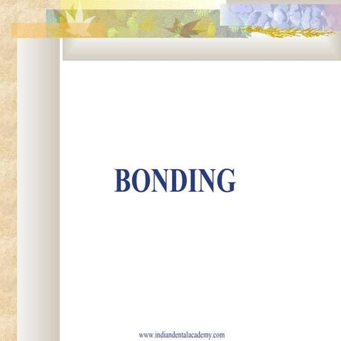 Bonding
