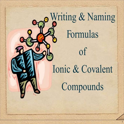 Naming Ionic and Covalent Compounds