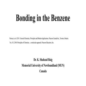 Bonding in Benzene,  11(4) 