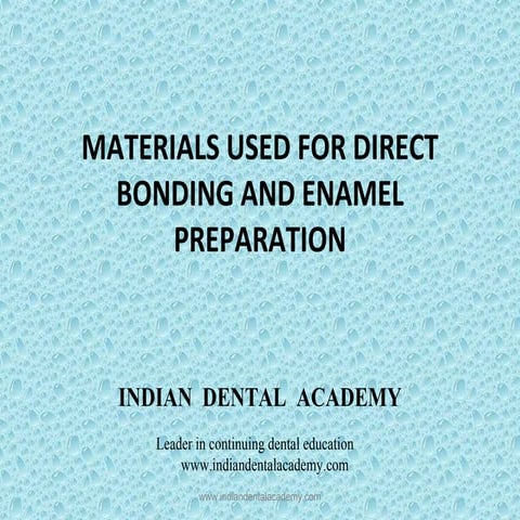 Bonding materials