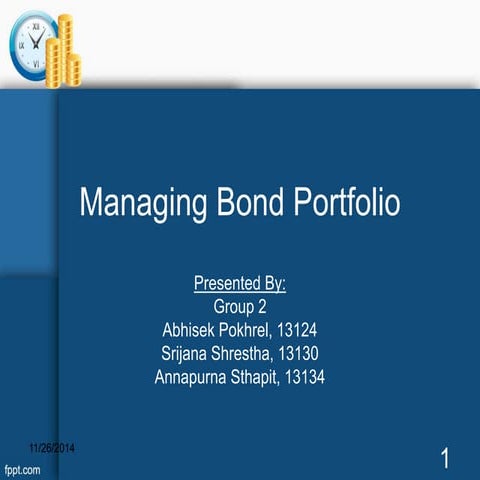 Bond presentation
