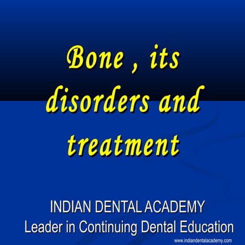 Bone /cosmetic dentistry courses
