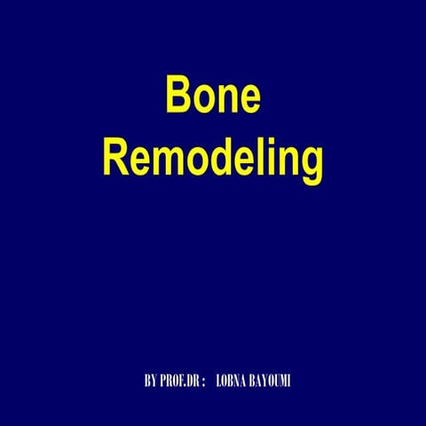 Bone remodelling and types of bone | DOCX
