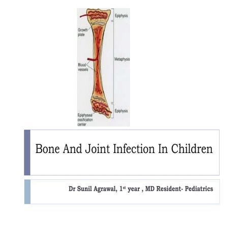 Bone and joint infection in children