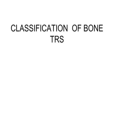 Bone forming tumors