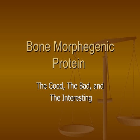 Bone Morphegenic Protein