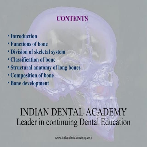 Bone or osseous tissue/ oral surgery courses  
