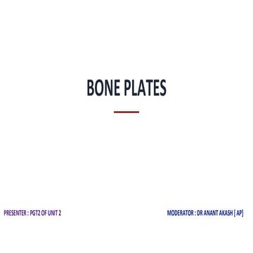 Plates form and function | PPTX