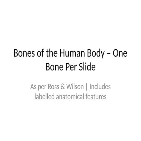 Skeletal system.pptx with name and parts of bone | PPTX