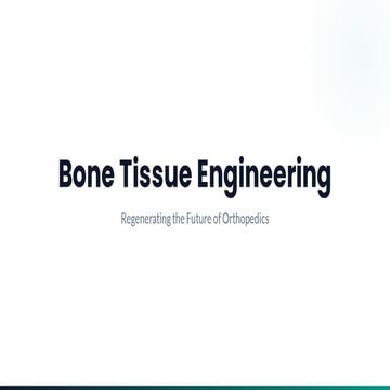 Principles and Advancements in Modern Bone Tissue Engineering | PDF