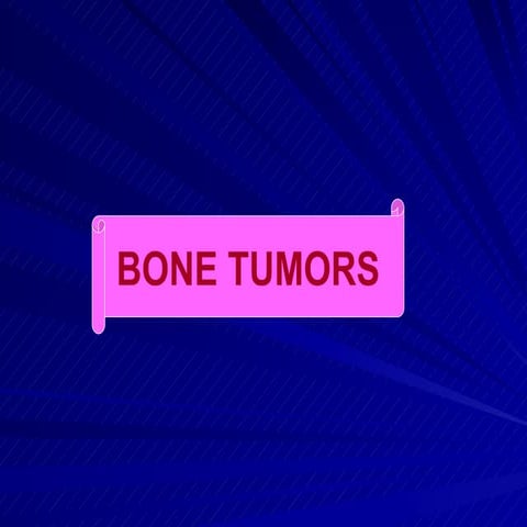 Bone Tumors Benign Ppt