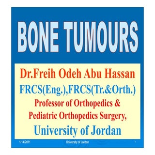 اورام العظام   Bone tumours - البرو...