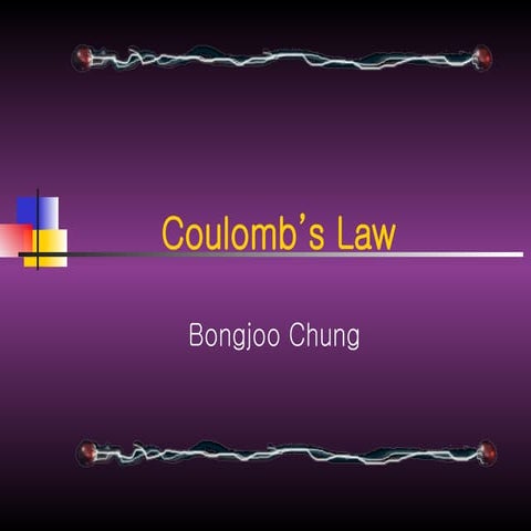 Coulombs Law