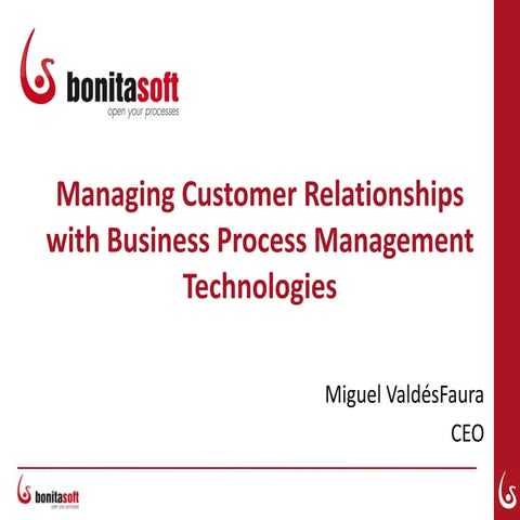 Managing Customer Relationships with Business Process Management Technologies