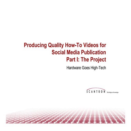Bonni Graham   LavaCon 2010 - Creating High-Quality Videos