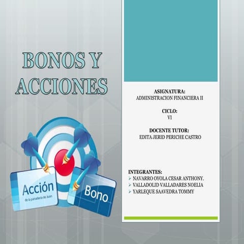 Bonos y acciones
