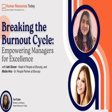Breaking the Burnout Cycle: Empowering Managers for Excellence | PPT