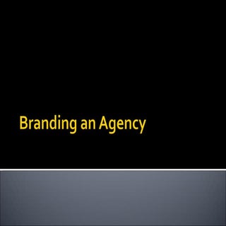 Positioning an Ad agency