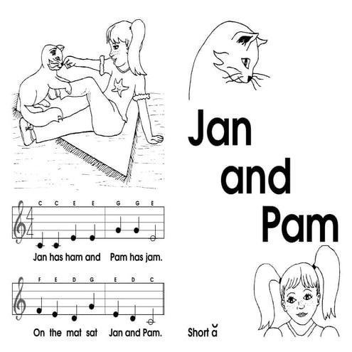 Book-01-Jan-and-Pam phonics English entry | PDF