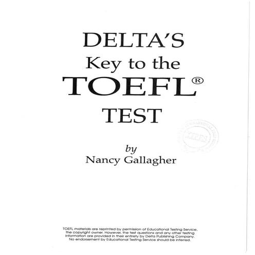 Key to the TOEFL Test ( using for first learner).pdf
