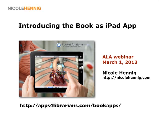Introducing the Book as iPad App