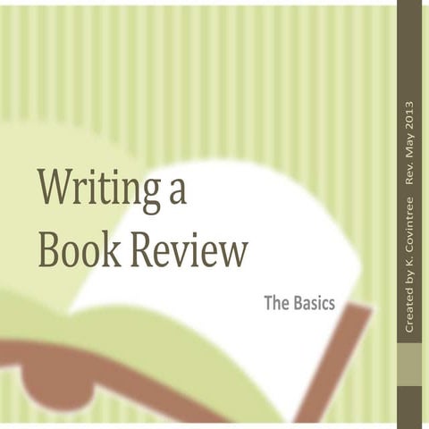 Writing a Book Review, Revised ed.