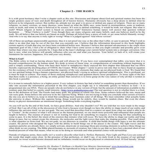 Chapter 2: The Basics