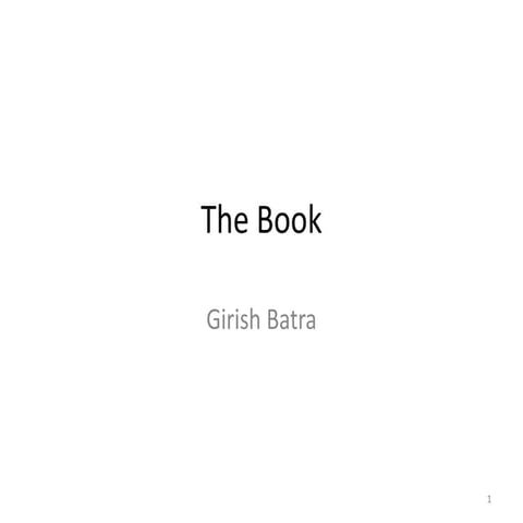 The Book by Girish Batra