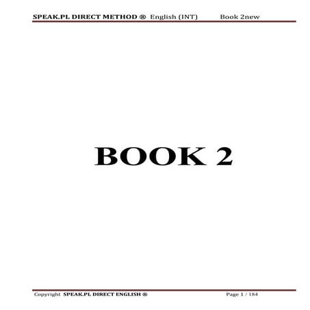 Book2 speak DIRECT METHOD - sample international version